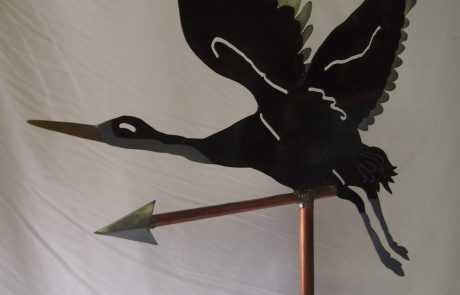 Girouette grue cendrée