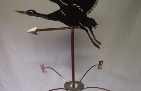 Girouette grue cendrée