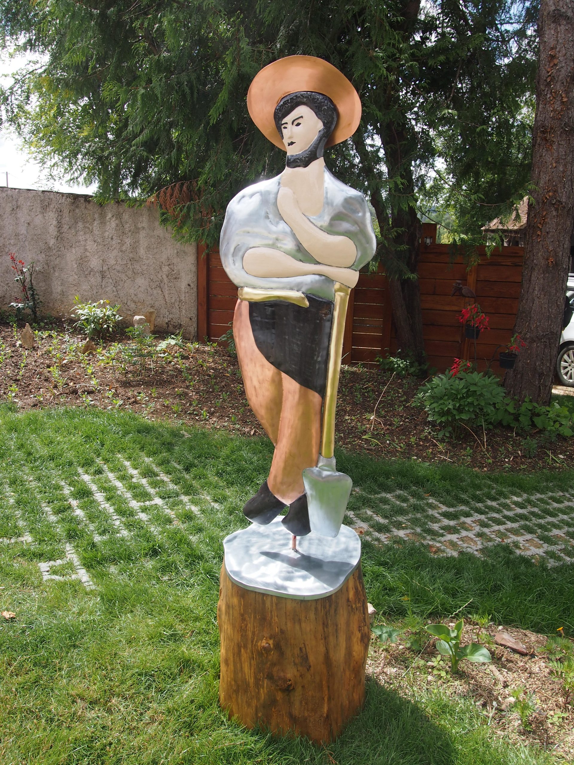 Sculpture Jardinier